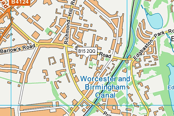 B15 2QQ map - OS VectorMap District (Ordnance Survey) B15 2QQ map - OS VectorMap District (Ordnance Survey)