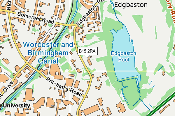 B15 2RA map - OS VectorMap District (Ordnance Survey) B15 2RA map - OS VectorMap District (Ordnance Survey)