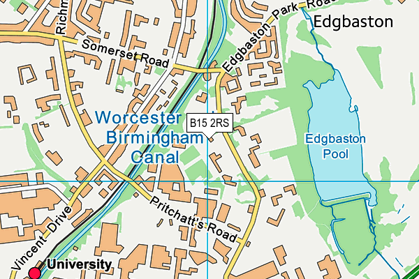 B15 2RS map - OS VectorMap District (Ordnance Survey) B15 2RS map - OS VectorMap District (Ordnance Survey)
