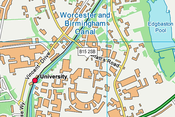 B15 2SB map - OS VectorMap District (Ordnance Survey) B15 2SB map - OS VectorMap District (Ordnance Survey)