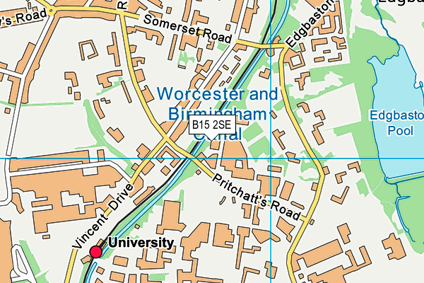B15 2SE map - OS VectorMap District (Ordnance Survey) B15 2SE map - OS VectorMap District (Ordnance Survey)