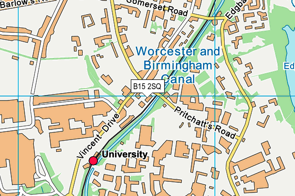 B15 2SQ map - OS VectorMap District (Ordnance Survey) B15 2SQ map - OS VectorMap District (Ordnance Survey)