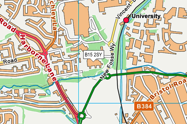 B15 2SY map - OS VectorMap District (Ordnance Survey) B15 2SY map - OS VectorMap District (Ordnance Survey)