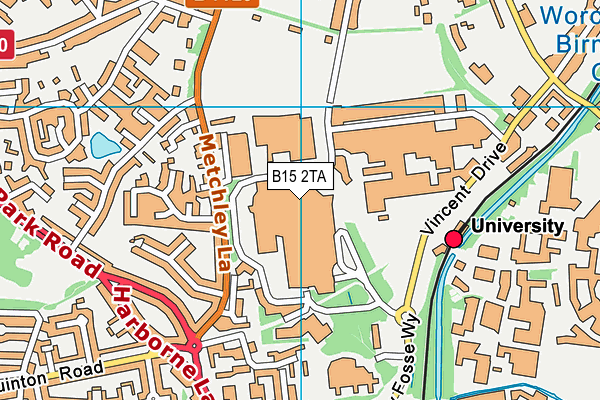 B15 2TA map - OS VectorMap District (Ordnance Survey) B15 2TA map - OS VectorMap District (Ordnance Survey)