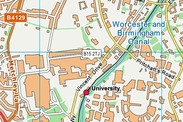 B15 2TJ map - OS VectorMap District (Ordnance Survey) B15 2TJ map - OS VectorMap District (Ordnance Survey)