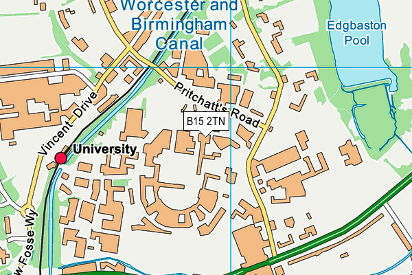 B15 2TN map - OS VectorMap District (Ordnance Survey) B15 2TN map - OS VectorMap District (Ordnance Survey)