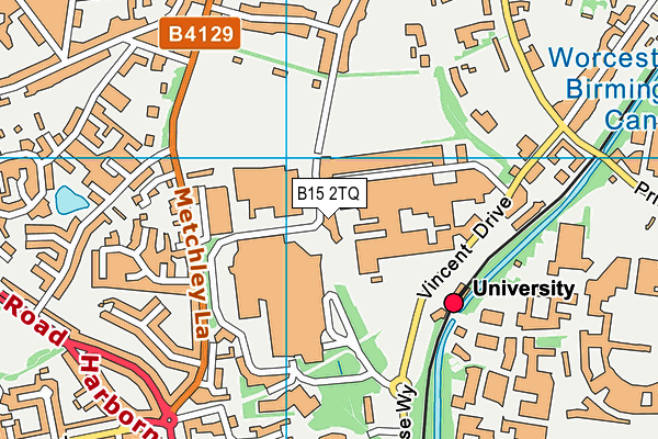 B15 2TQ map - OS VectorMap District (Ordnance Survey) B15 2TQ map - OS VectorMap District (Ordnance Survey)