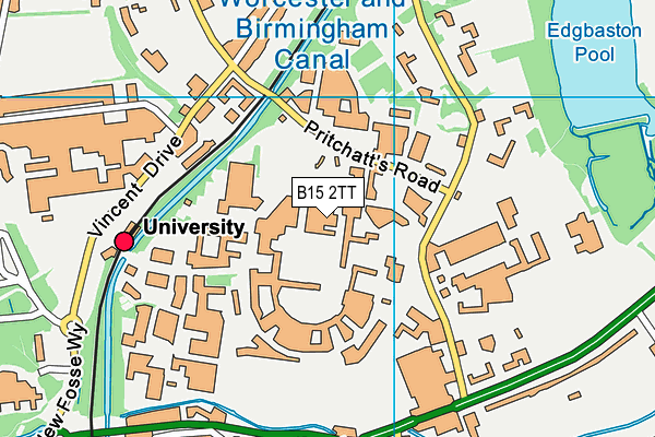 B15 2TT map - OS VectorMap District (Ordnance Survey) B15 2TT map - OS VectorMap District (Ordnance Survey)
