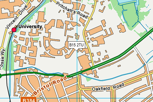B15 2TU map - OS VectorMap District (Ordnance Survey) B15 2TU map - OS VectorMap District (Ordnance Survey)