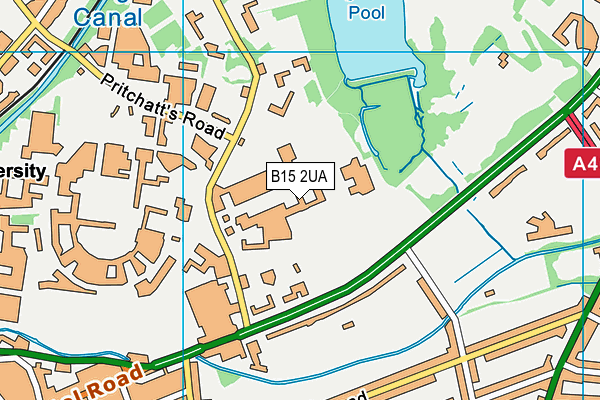 B15 2UA map - OS VectorMap District (Ordnance Survey) B15 2UA map - OS VectorMap District (Ordnance Survey)