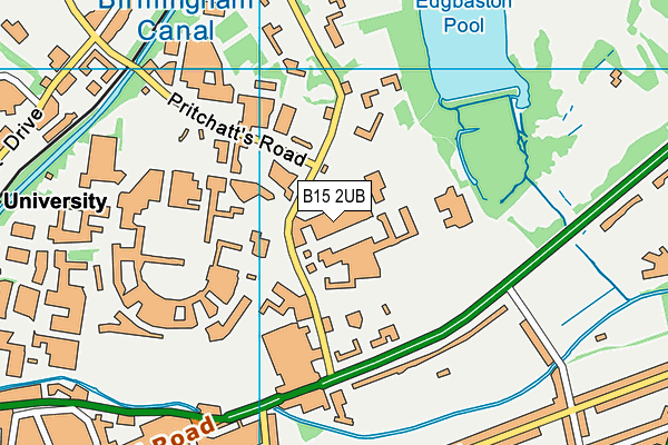 B15 2UB map - OS VectorMap District (Ordnance Survey) B15 2UB map - OS VectorMap District (Ordnance Survey)