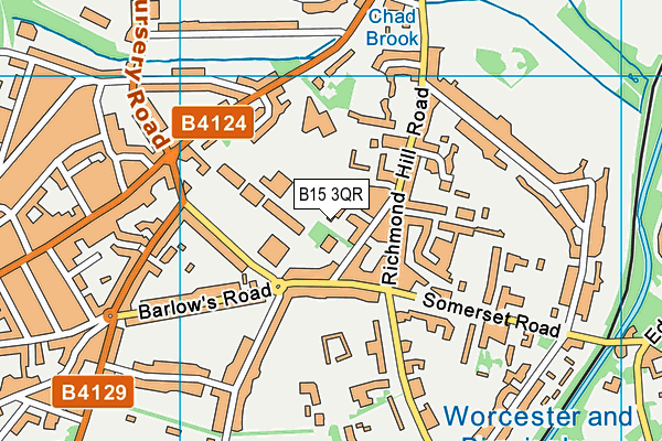 B15 3QR map - OS VectorMap District (Ordnance Survey) B15 3QR map - OS VectorMap District (Ordnance Survey)