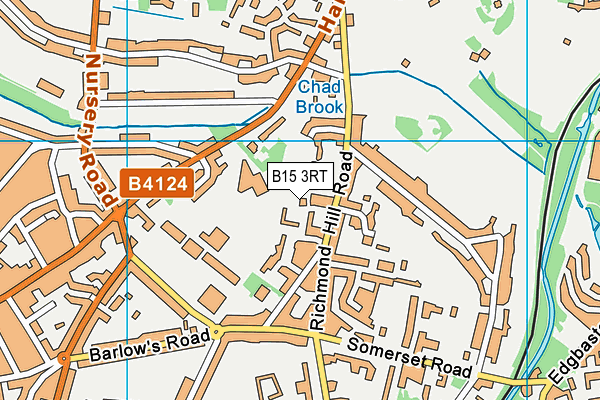 B15 3RT map - OS VectorMap District (Ordnance Survey) B15 3RT map - OS VectorMap District (Ordnance Survey)