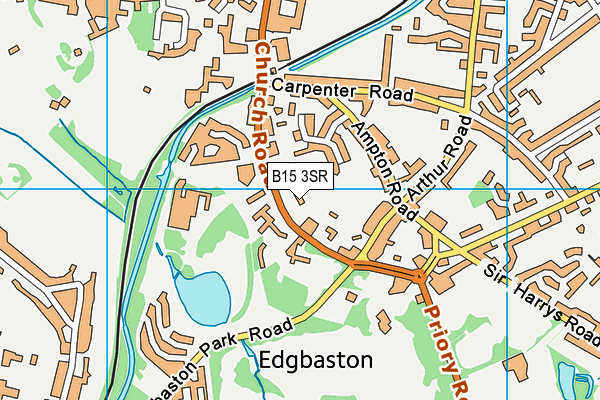 B15 3SR map - OS VectorMap District (Ordnance Survey) B15 3SR map - OS VectorMap District (Ordnance Survey)