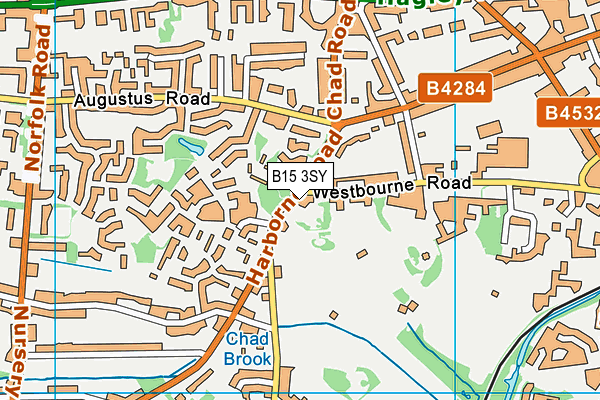 B15 3SY map - OS VectorMap District (Ordnance Survey) B15 3SY map - OS VectorMap District (Ordnance Survey)