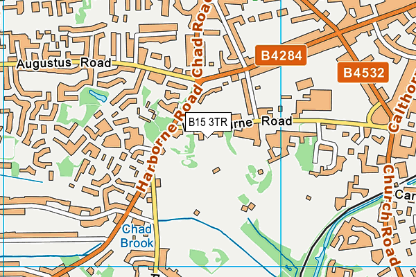 B15 3TR map - OS VectorMap District (Ordnance Survey) B15 3TR map - OS VectorMap District (Ordnance Survey)