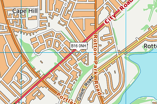 B16 0NH map - OS VectorMap District (Ordnance Survey) B16 0NH map - OS VectorMap District (Ordnance Survey)