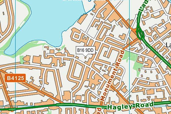 B16 9DD map - OS VectorMap District (Ordnance Survey) B16 9DD map - OS VectorMap District (Ordnance Survey)