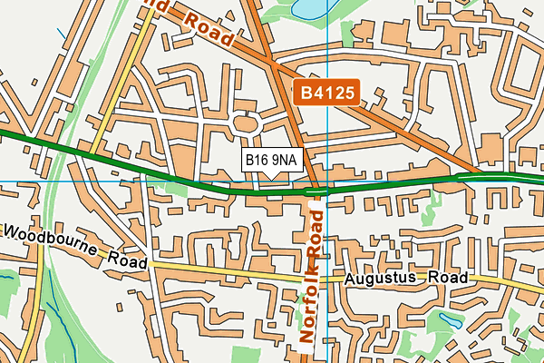B16 9NA map - OS VectorMap District (Ordnance Survey) B16 9NA map - OS VectorMap District (Ordnance Survey)