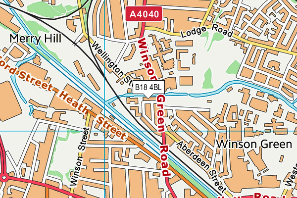 B18 4BL map - OS VectorMap District (Ordnance Survey) B18 4BL map - OS VectorMap District (Ordnance Survey)