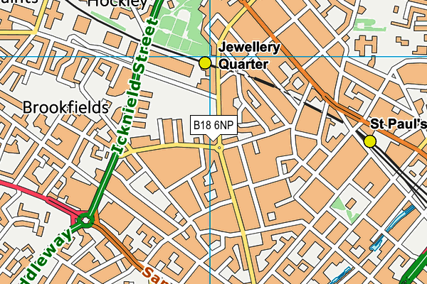 B18 6NP map - OS VectorMap District (Ordnance Survey) B18 6NP map - OS VectorMap District (Ordnance Survey)