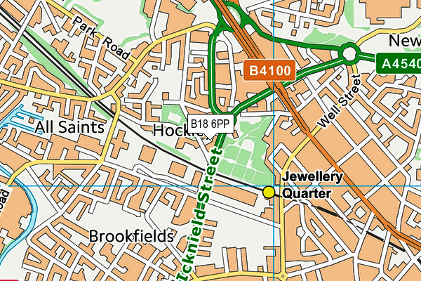 B18 6PP map - OS VectorMap District (Ordnance Survey) B18 6PP map - OS VectorMap District (Ordnance Survey)