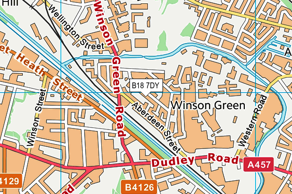 B18 7DY map - OS VectorMap District (Ordnance Survey) B18 7DY map - OS VectorMap District (Ordnance Survey)