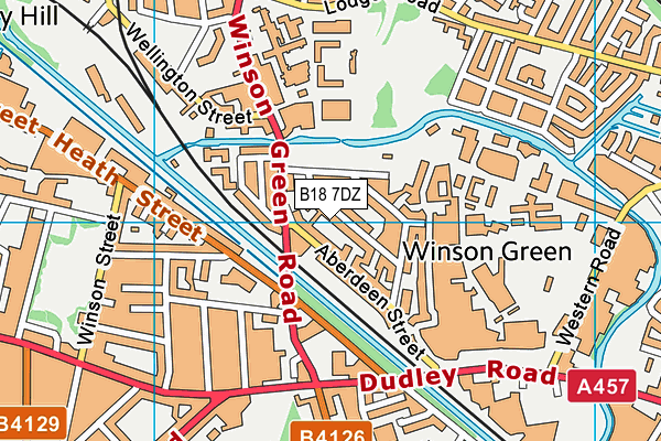 B18 7DZ map - OS VectorMap District (Ordnance Survey) B18 7DZ map - OS VectorMap District (Ordnance Survey)