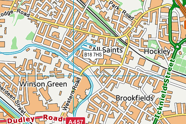 B18 7HS map - OS VectorMap District (Ordnance Survey) B18 7HS map - OS VectorMap District (Ordnance Survey)
