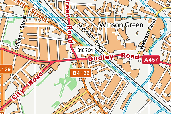 B18 7QY map - OS VectorMap District (Ordnance Survey) B18 7QY map - OS VectorMap District (Ordnance Survey)