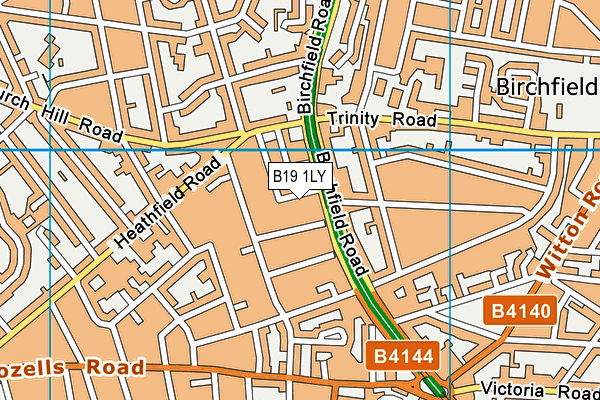 B19 1LY map - OS VectorMap District (Ordnance Survey) B19 1LY map - OS VectorMap District (Ordnance Survey)