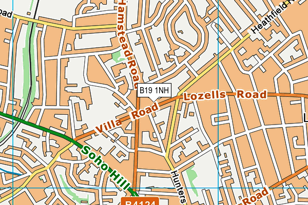 B19 1NH map - OS VectorMap District (Ordnance Survey) B19 1NH map - OS VectorMap District (Ordnance Survey)