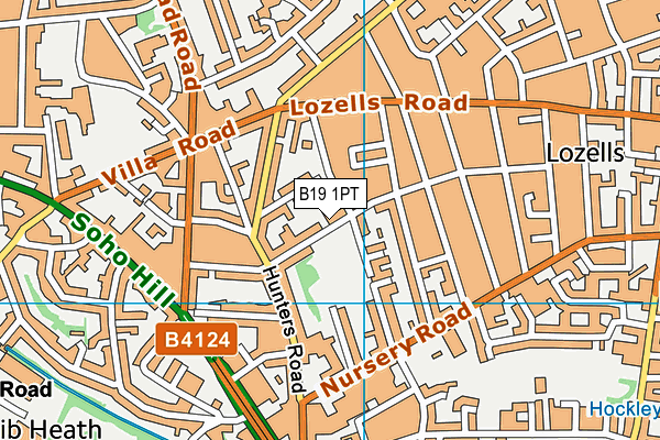 B19 1PT map - OS VectorMap District (Ordnance Survey) B19 1PT map - OS VectorMap District (Ordnance Survey)