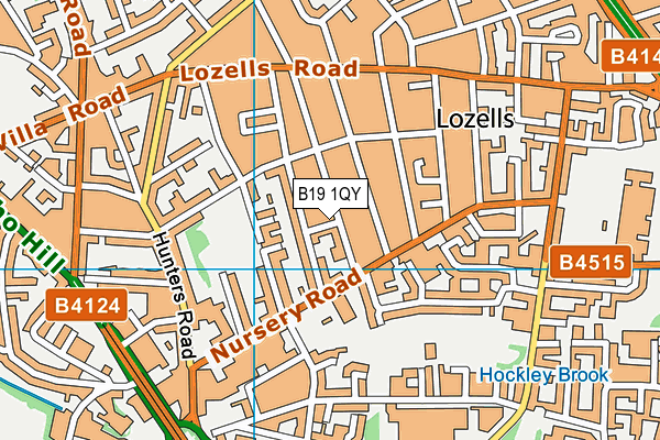 B19 1QY map - OS VectorMap District (Ordnance Survey) B19 1QY map - OS VectorMap District (Ordnance Survey)