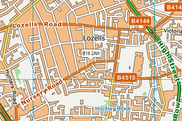 B19 2AH map - OS VectorMap District (Ordnance Survey) B19 2AH map - OS VectorMap District (Ordnance Survey)