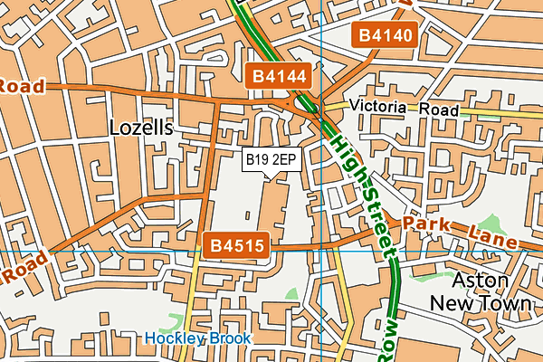 B19 2EP map - OS VectorMap District (Ordnance Survey) B19 2EP map - OS VectorMap District (Ordnance Survey)