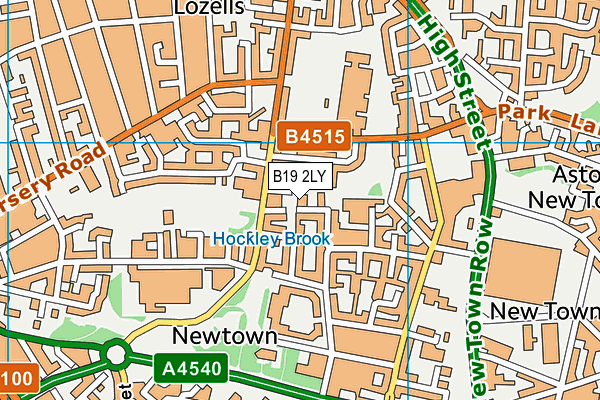 B19 2LY map - OS VectorMap District (Ordnance Survey) B19 2LY map - OS VectorMap District (Ordnance Survey)