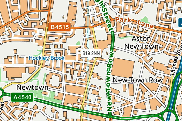 B19 2NN map - OS VectorMap District (Ordnance Survey) B19 2NN map - OS VectorMap District (Ordnance Survey)