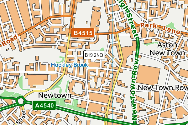B19 2NQ map - OS VectorMap District (Ordnance Survey) B19 2NQ map - OS VectorMap District (Ordnance Survey)