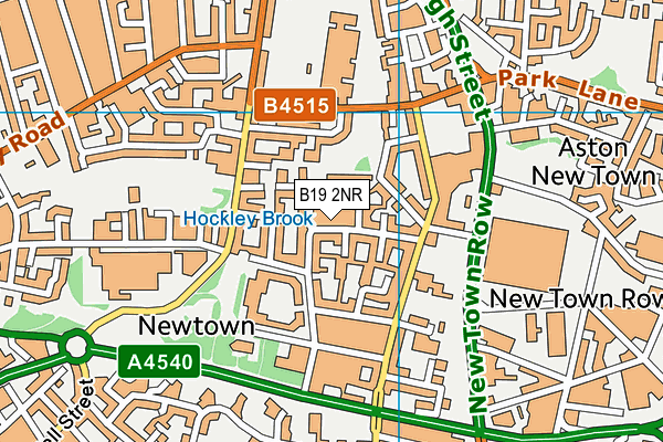 B19 2NR map - OS VectorMap District (Ordnance Survey) B19 2NR map - OS VectorMap District (Ordnance Survey)