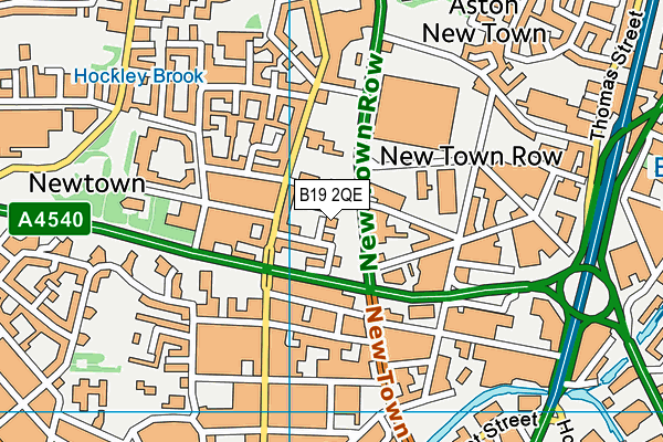B19 2QE map - OS VectorMap District (Ordnance Survey) B19 2QE map - OS VectorMap District (Ordnance Survey)