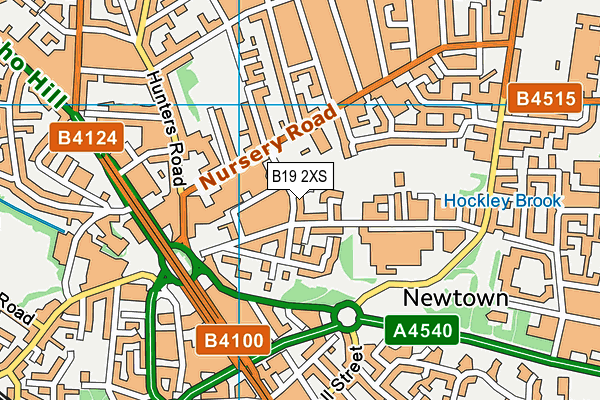 B19 2XS map - OS VectorMap District (Ordnance Survey) B19 2XS map - OS VectorMap District (Ordnance Survey)