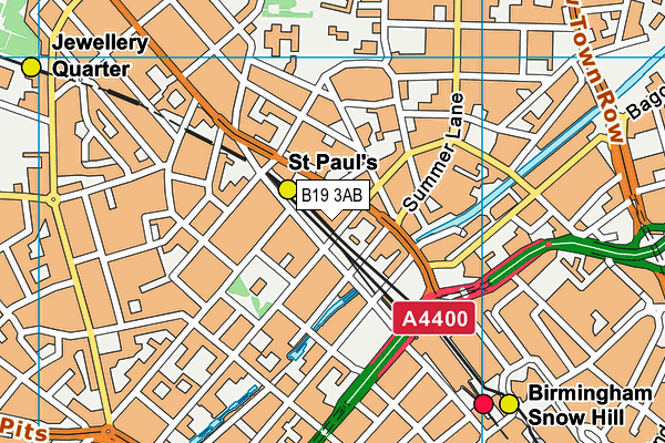 B19 3AB map - OS VectorMap District (Ordnance Survey) B19 3AB map - OS VectorMap District (Ordnance Survey)