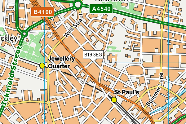 B19 3EG map - OS VectorMap District (Ordnance Survey) B19 3EG map - OS VectorMap District (Ordnance Survey)