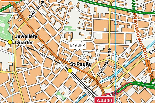 B19 3HP map - OS VectorMap District (Ordnance Survey) B19 3HP map - OS VectorMap District (Ordnance Survey)