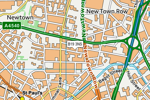 B19 3NS map - OS VectorMap District (Ordnance Survey) B19 3NS map - OS VectorMap District (Ordnance Survey)