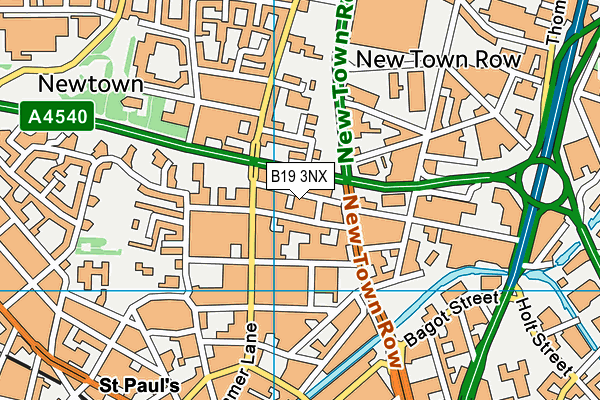 B19 3NX map - OS VectorMap District (Ordnance Survey) B19 3NX map - OS VectorMap District (Ordnance Survey)