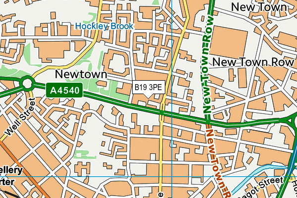 B19 3PE map - OS VectorMap District (Ordnance Survey) B19 3PE map - OS VectorMap District (Ordnance Survey)