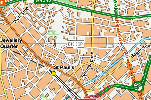 B19 3QP map - OS VectorMap District (Ordnance Survey) B19 3QP map - OS VectorMap District (Ordnance Survey)