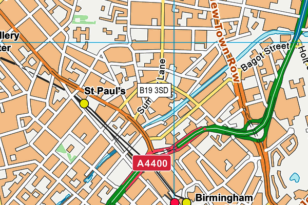 B19 3SD map - OS VectorMap District (Ordnance Survey) B19 3SD map - OS VectorMap District (Ordnance Survey)